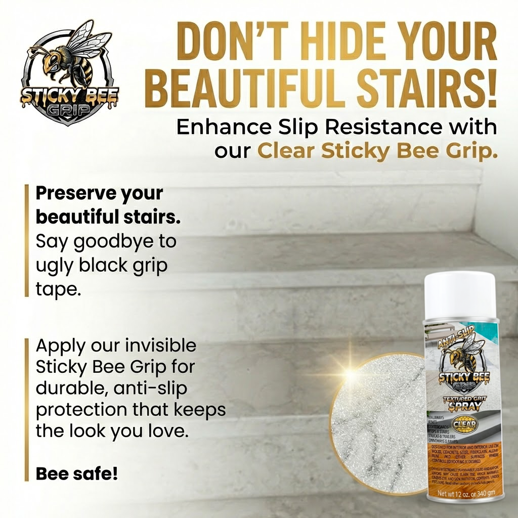 Don't hide your beautiful stairs with ugly black grip tape!